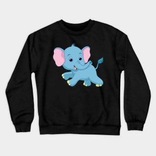 Elephant Blue Crewneck Sweatshirt